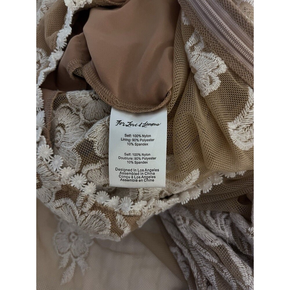NWT For Love & Lemons Free People Temecula Embroidered Maxi Dress Size Medium - Picture 16 of 16